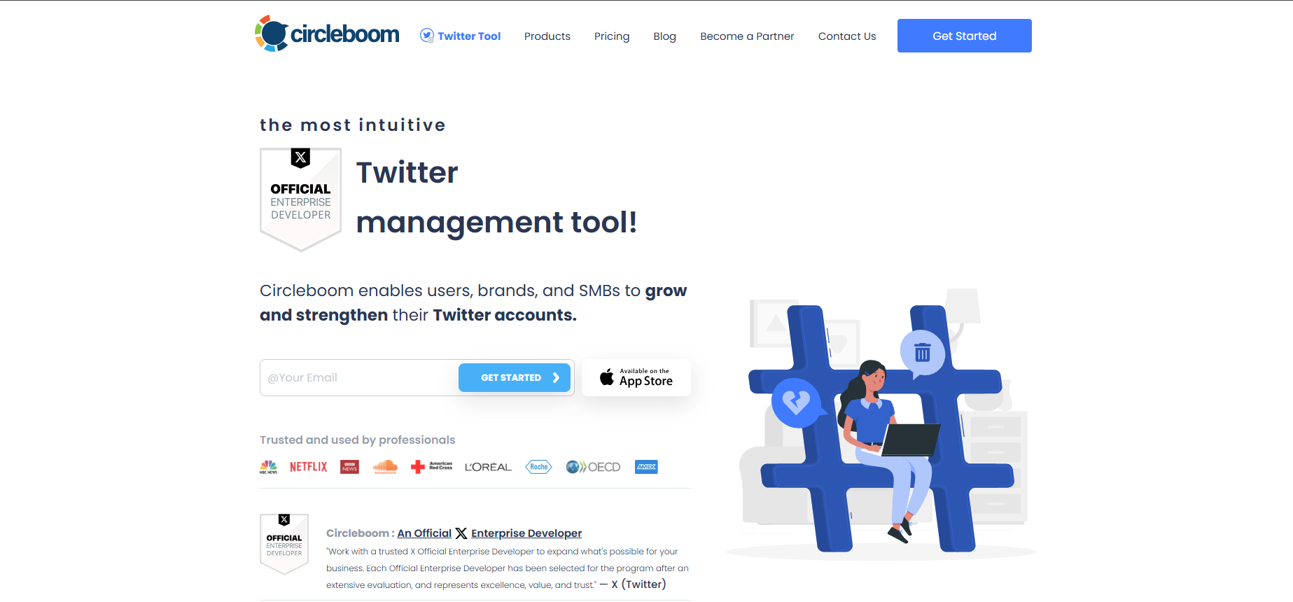 Circleboom homepage